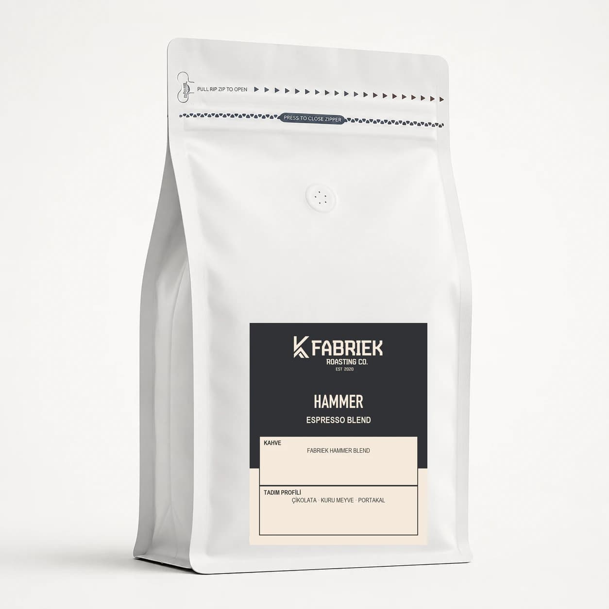 Fabriek Hammer Blend Kahve – Çikolata, Kuru Meyve ve Portakal